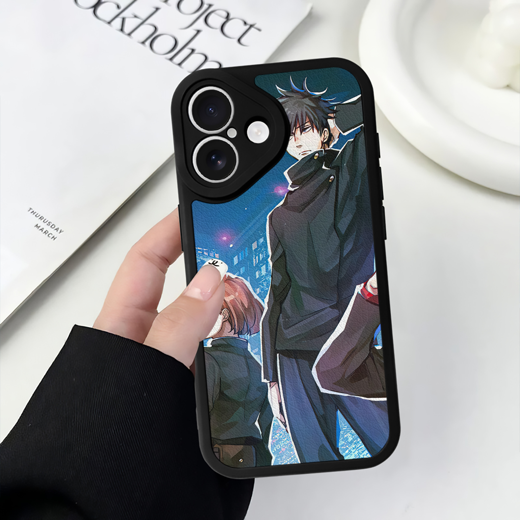 （画像用） SPY×FAMILY间谍家家酒 【iPhone 16シリーズ対応】シリコンスマホケース（レザー調） 材質：シリコン
